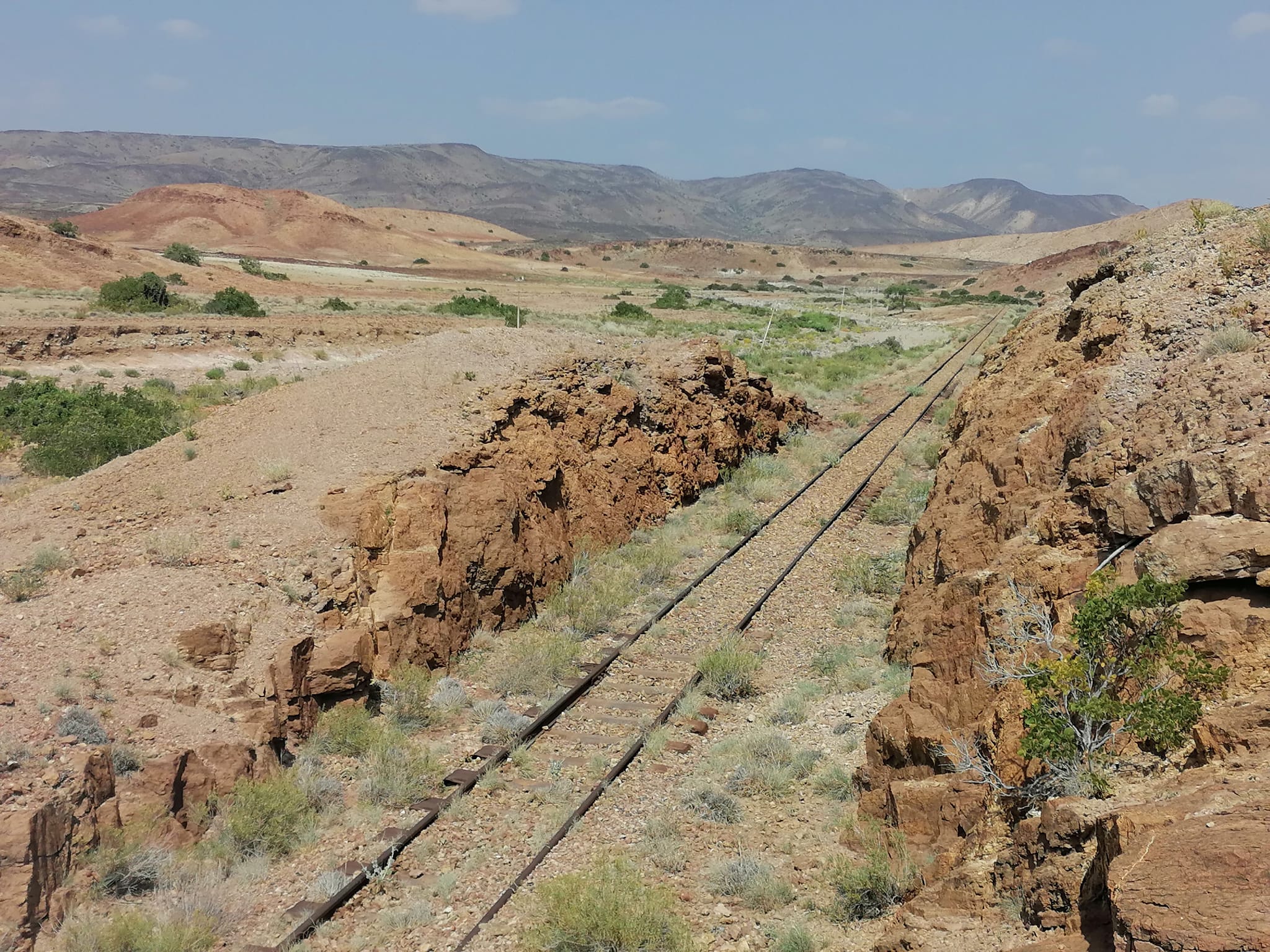 Paysage traversé par le Vélorail de Dasbiyo